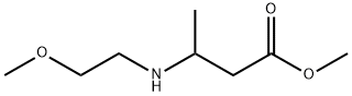 methyl 3-[(2-methoxyethyl)amino]butanoate Structure
