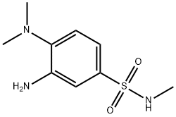 3-amino-4-(dimethylamino)-N-methylbenzene-1-sulfonamide Structure