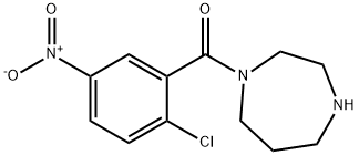 1-(2-chloro-5-nitrobenzoyl)-1,4-diazepane, 1156199-38-0, 结构式