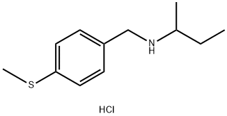 (butan-2-yl)({[4-(methylsulfanyl)phenyl]methyl})amine hydrochloride,1158246-97-9,结构式