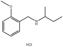 (butan-2-yl)[(2-methoxyphenyl)methyl]amine hydrochloride Structure