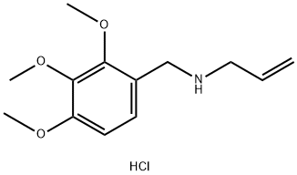 (prop-2-en-1-yl)[(2,3,4-trimethoxyphenyl)methyl]amine hydrochloride Structure