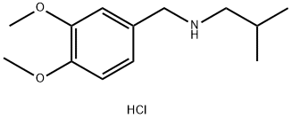 [(3,4-dimethoxyphenyl)methyl](2-methylpropyl)amine hydrochloride Structure