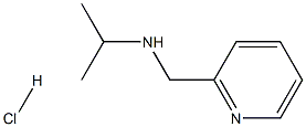 (propan-2-yl)[(pyridin-2-yl)methyl]amine hydrochloride, 1158567-11-3, 结构式