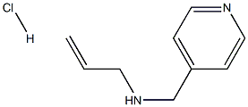 (prop-2-en-1-yl)[(pyridin-4-yl)methyl]amine hydrochloride 化学構造式