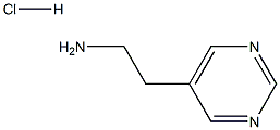 2-(Pyrimidin-5-yl)ethanamine hydrochloride 化学構造式