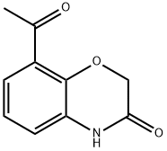 2H-1,4-Benzoxazin-3(4H)-one, 8-acetyl- Struktur