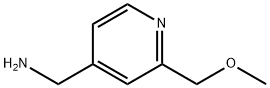 C-(2-Methoxymethyl-pyridin-4-yl)-methylamine Structure