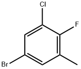 5-溴-3-氯-2-氟甲苯 结构式