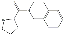 3,4-dihydro-1H-isoquinolin-2-yl(pyrrolidin-2-yl)methanone Structure