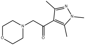 2-morpholin-4-yl-1-(1,3,5-trimethyl-1H-pyrazol-4-yl)ethanone