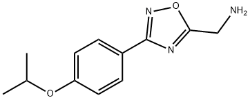 C-[3-(4-Isopropoxy-phenyl)-[1,2,4]oxadiazol-5-yl]-methylamine|