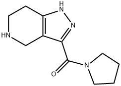 Pyrrolidin-1-Yl(4,5,6,7-Tetrahydro-1H-Pyrazolo[4,3-C]Pyridin-3-Yl)Methanone Structure