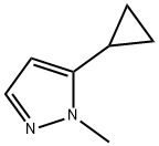 5-环丙基-1-甲基-1H-吡唑 结构式