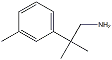 2-Methyl-2-m-tolyl-propylamine 化学構造式