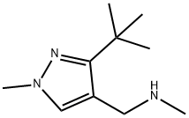 (3-tert-Butyl-1-methyl-1H-pyrazol-4-ylmethyl)-methyl-amine,1177273-16-3,结构式