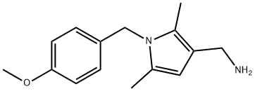 {[1-(4-methoxybenzyl)-2,5-dimethyl-1H-pyrrol-3-yl]methyl}amine Structure