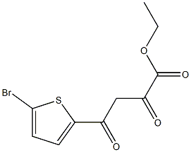 ethyl 4-(5-bromo-2-thienyl)-2,4-dioxobutanoate Structure