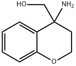 (4-氨基-3,4-二氢-2H-1-苯并吡喃-4-基)甲醇 结构式