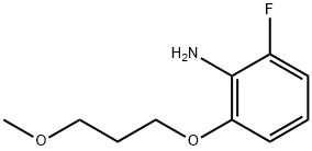 2-Fluoro-6-(3-methoxypropoxy)aniline Struktur