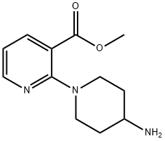 4-Amino-3,4,5,6-tetrahydro-2H-[1,2]bipyridinyl-3-carboxylic acid methyl ester Struktur