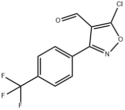 5-chloro-3-[4-(trifluoromethyl)phenyl]-1,2-oxazole-4-carbaldehyde Structure