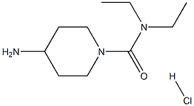 4-Amino-N,N-diethylpiperidine-1-carboxamide hydrochloride|1188506-07-1