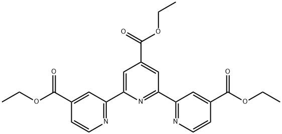 4,4',4''-triethoxycarbonyl-2,2':6',2''-terpyridine Structure