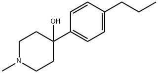 1-METHYL-4-(4-PROPYLPHENYL)PIPERIDIN-4-OL 结构式