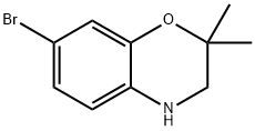 7-BROMO-2,2-DIMETHYL-3,4-DIHYDRO-2H-BENZO[B][1,4]OXAZINE Structure