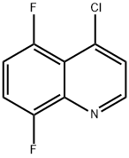 4-氯-5,8-二氟喹啉 结构式