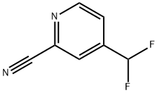 4-Difluoromethyl-pyridine-2-carbonitrile Structure