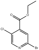 ethyl 2-bromo-5-chloroisonicotinate,1214357-93-3,结构式