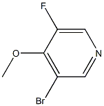 3-溴-5-氟-4-甲氧基吡啶, 1214376-94-9, 结构式