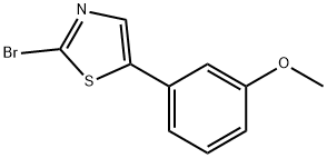 2-Bromo-5-(3-methoxyphenyl)thiazole Struktur