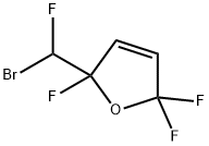 2-[bromo(fluoro)methyl]-2,5,5-trifluorofuran 结构式