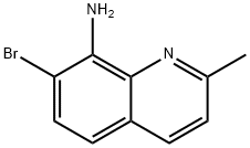 7-溴-2-甲基喹啉-8-胺,1216061-60-7,结构式