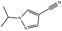 1-Isopropyl-1H-pyrazole-4-carbonitrile 结构式