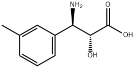 (2R,3R)-3-Amino-2-hydroxy-3-m-tolyl-propionic    acid,1217722-48-9,结构式