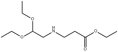 ethyl 3-[(2,2-diethoxyethyl)amino]propanoate Struktur