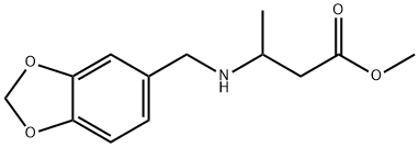 methyl 3-{[(2H-1,3-benzodioxol-5-yl)methyl]amino}butanoate,1221341-72-5,结构式
