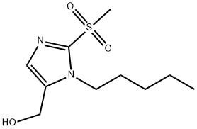 (2-methanesulfonyl-1-pentyl-1H-imidazol-5-yl)methanol Structure