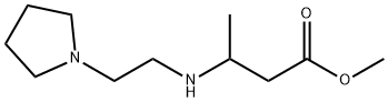 methyl 3-{[2-(pyrrolidin-1-yl)ethyl]amino}butanoate, 1221342-49-9, 结构式