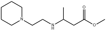 methyl 3-{[2-(piperidin-1-yl)ethyl]amino}butanoate Structure