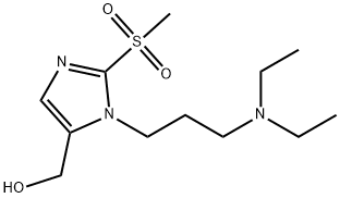 {1-[3-(diethylamino)propyl]-2-methanesulfonyl-1H-imidazol-5-yl}methanol Structure