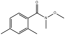 N-methoxy-N,2,4-trimethylbenzamide, 1221346-39-9, 结构式