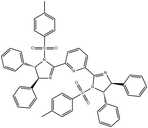 2,6-bis[(4S,5S)-4,5-dihydro-1-[(4-methylphenyl)sulfonyl]-4,5-diphenyl-1H-imidazol-2-yl]-Pyridine