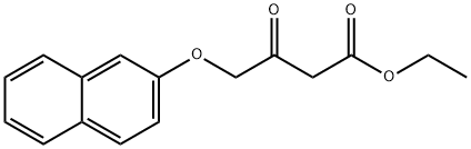 ethyl 4-(naphthalen-2-yloxy)-3-oxobutanoate, 1225829-63-9, 结构式