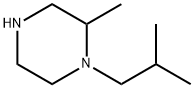 2-methyl-1-(2-methylpropyl)piperazine Structure