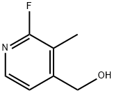 2-Fluro-4-hydroxymethyl-3-methylpyridine Struktur